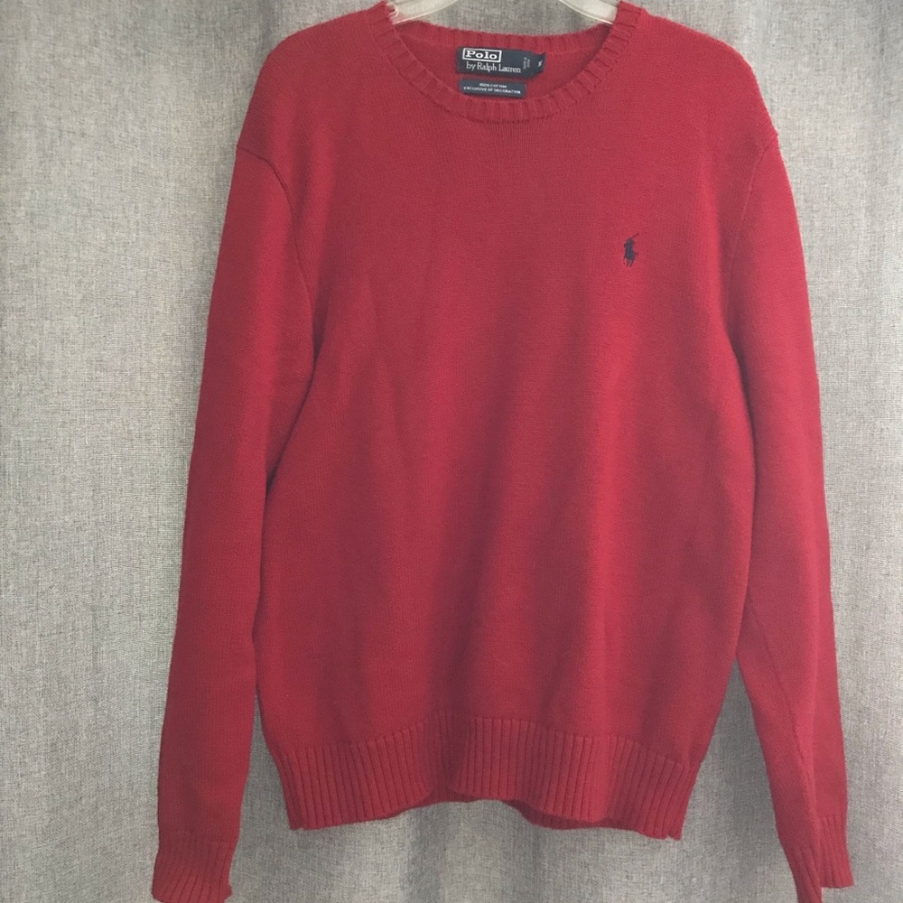 Medium red Ralph Lauren Polo sweater